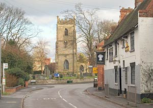 Cropwell Bishop church.